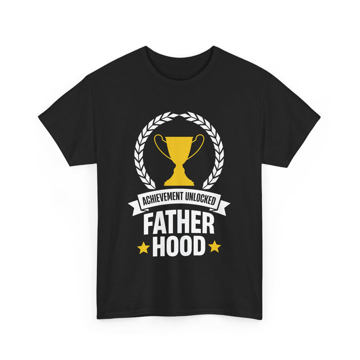 Dad's T-Shirt - Achievement Unlocked Fatherhood Design