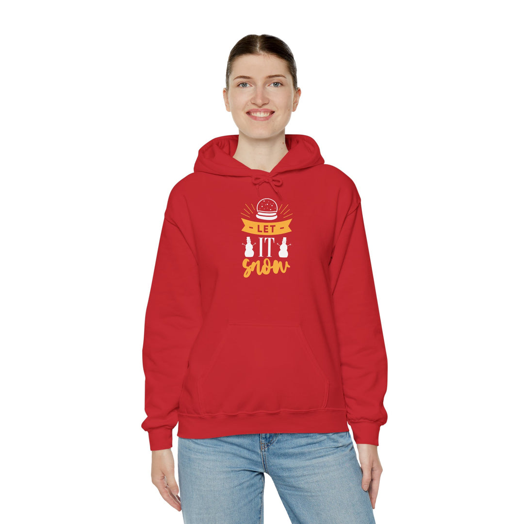 Unisex Heavy Blend™ Hooded Sweatshirt - 'Let It Snow' Cozy Sweatshirt