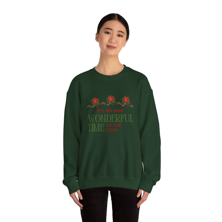 Sweatshirt — "It's the Most Wonderful Time of the Year" Holiday Crewneck