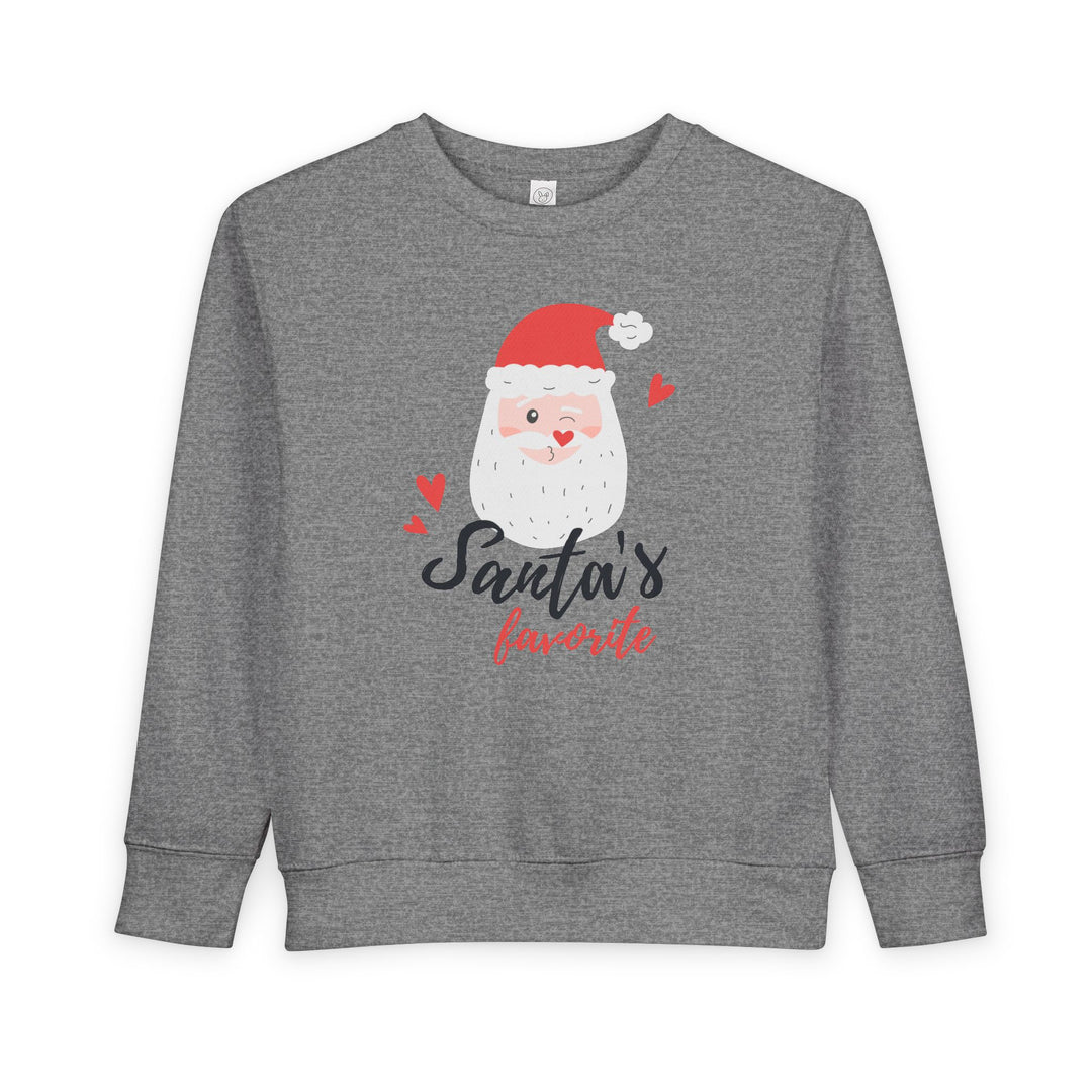 Toddler Sweatshirt — "Santa's Favorite" Cute Kids Christmas Pullover