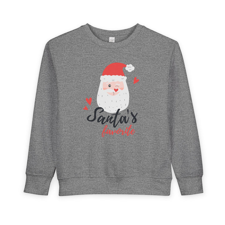 Toddler Sweatshirt — "Santa's Favorite" Cute Kids Christmas Pullover