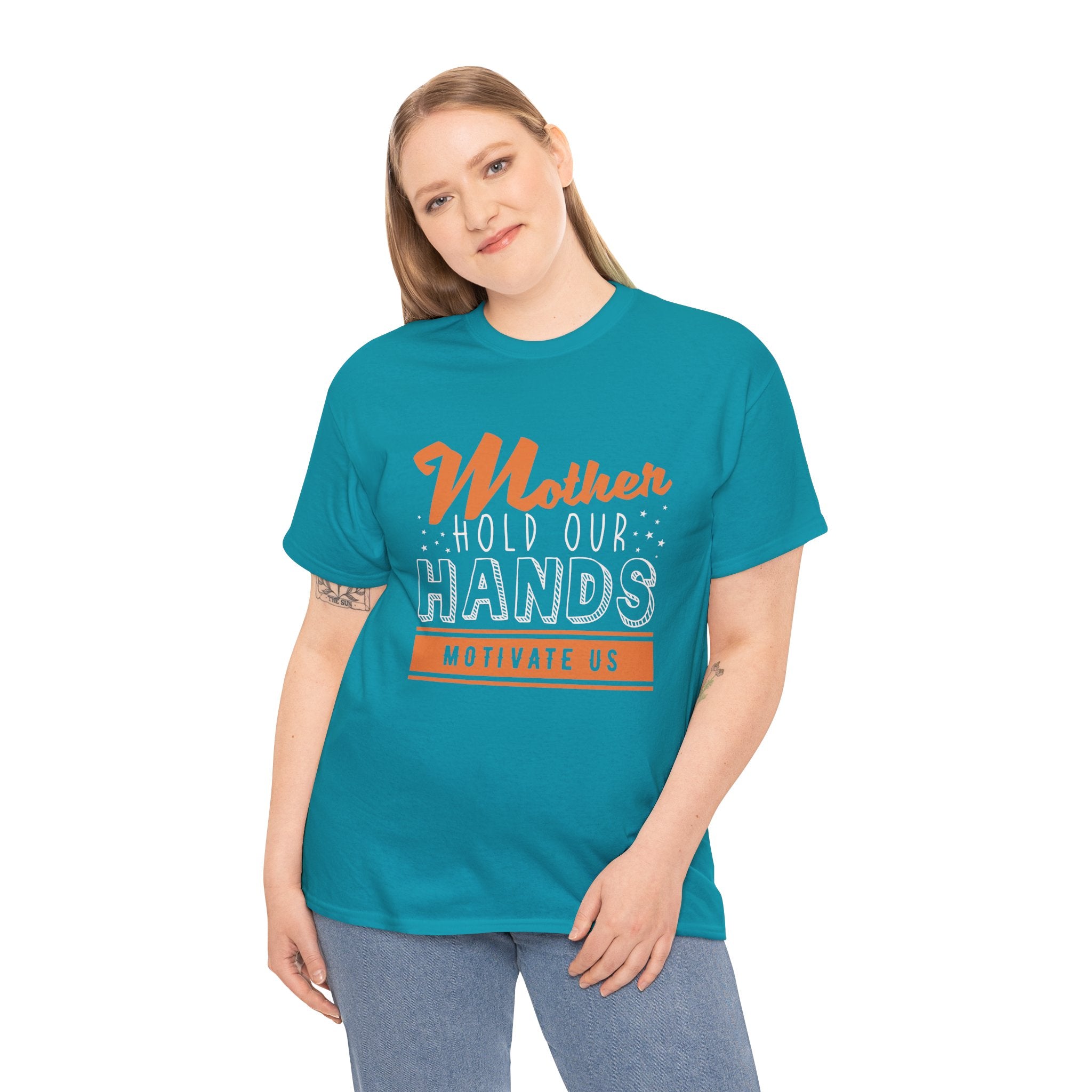 Mom T-Shirt – Mother Hold Our Hands - Motivate Us Design