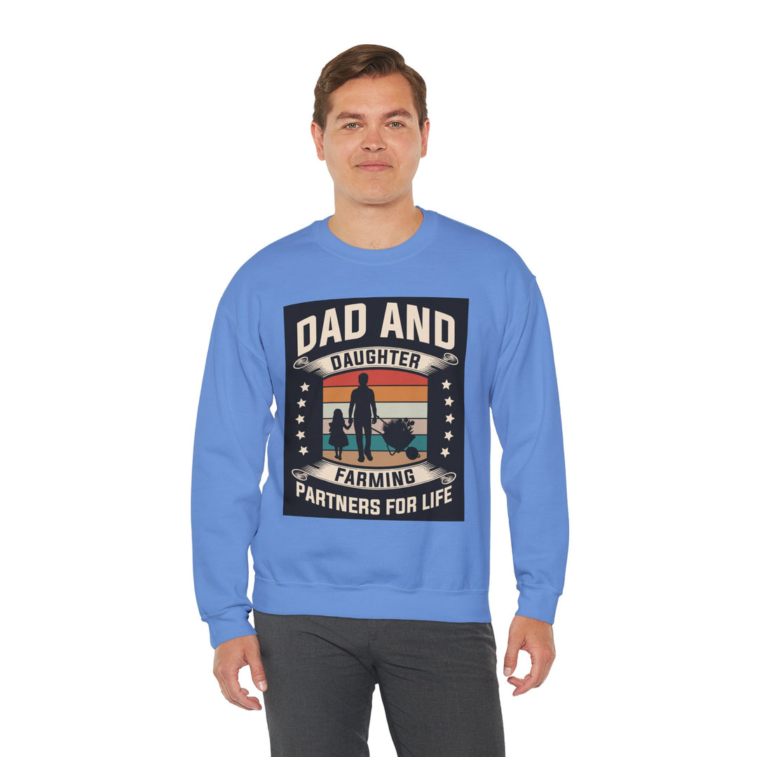 Dad’s Sweatshirt – Dad and Daughter Farming Partners For Life Design