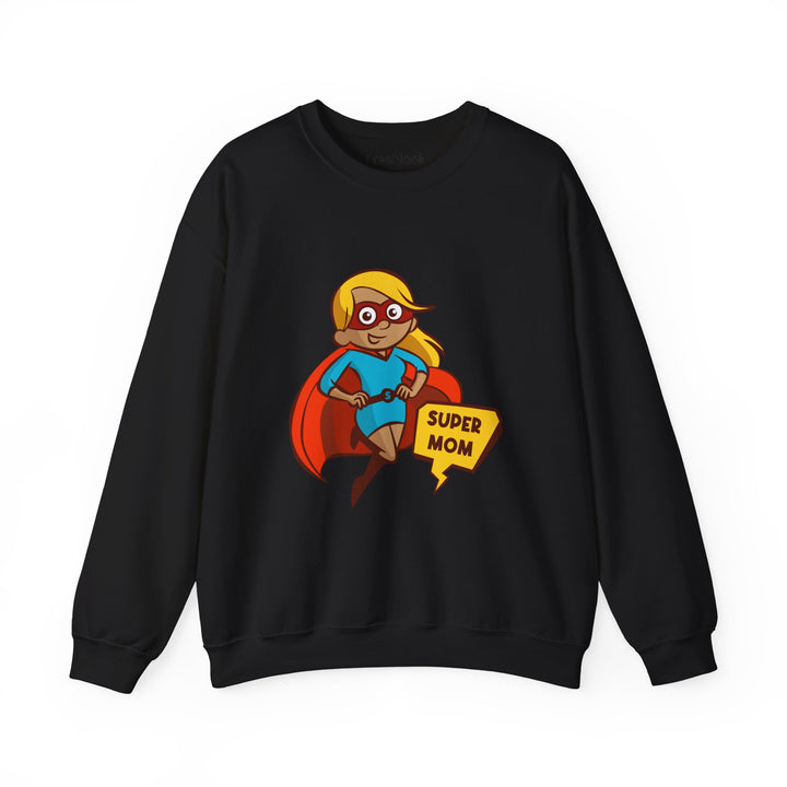 Mom's Sweatshirt - Super Mom - Perfect Gift for Mother's Day Design