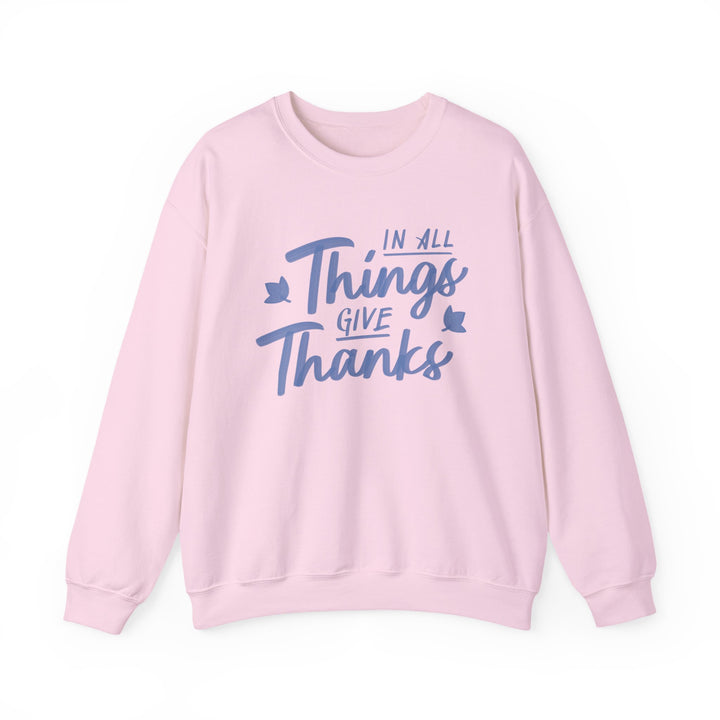 In All Things Give Thanks Design