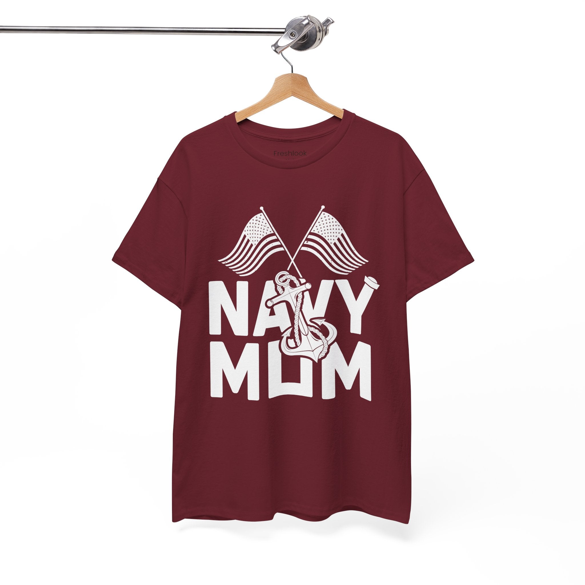 Mom T-Shirt – Navy Mom Design