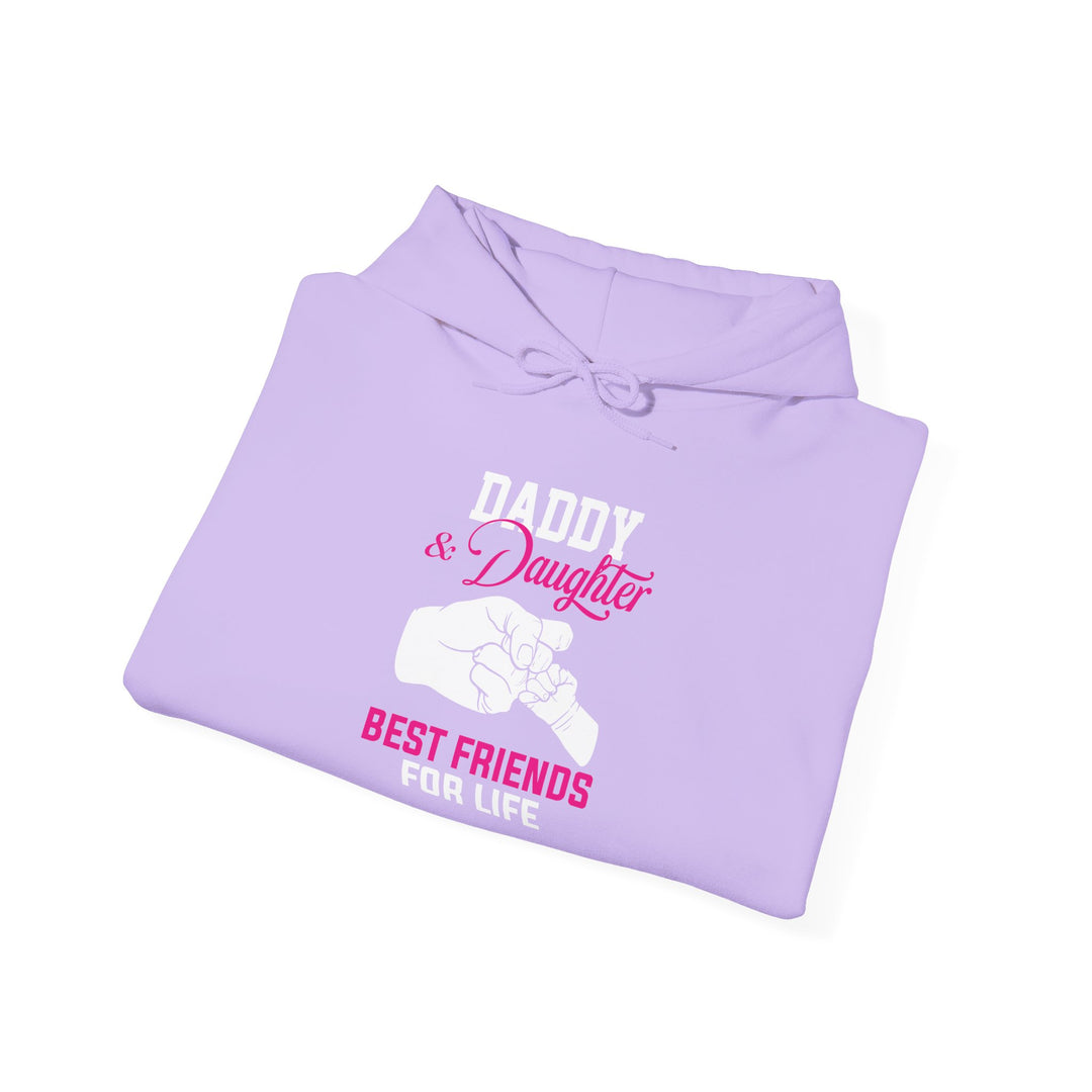 Dad’s Hooded Sweatshirt – Daddy & Daughter Best Friends Forever Design