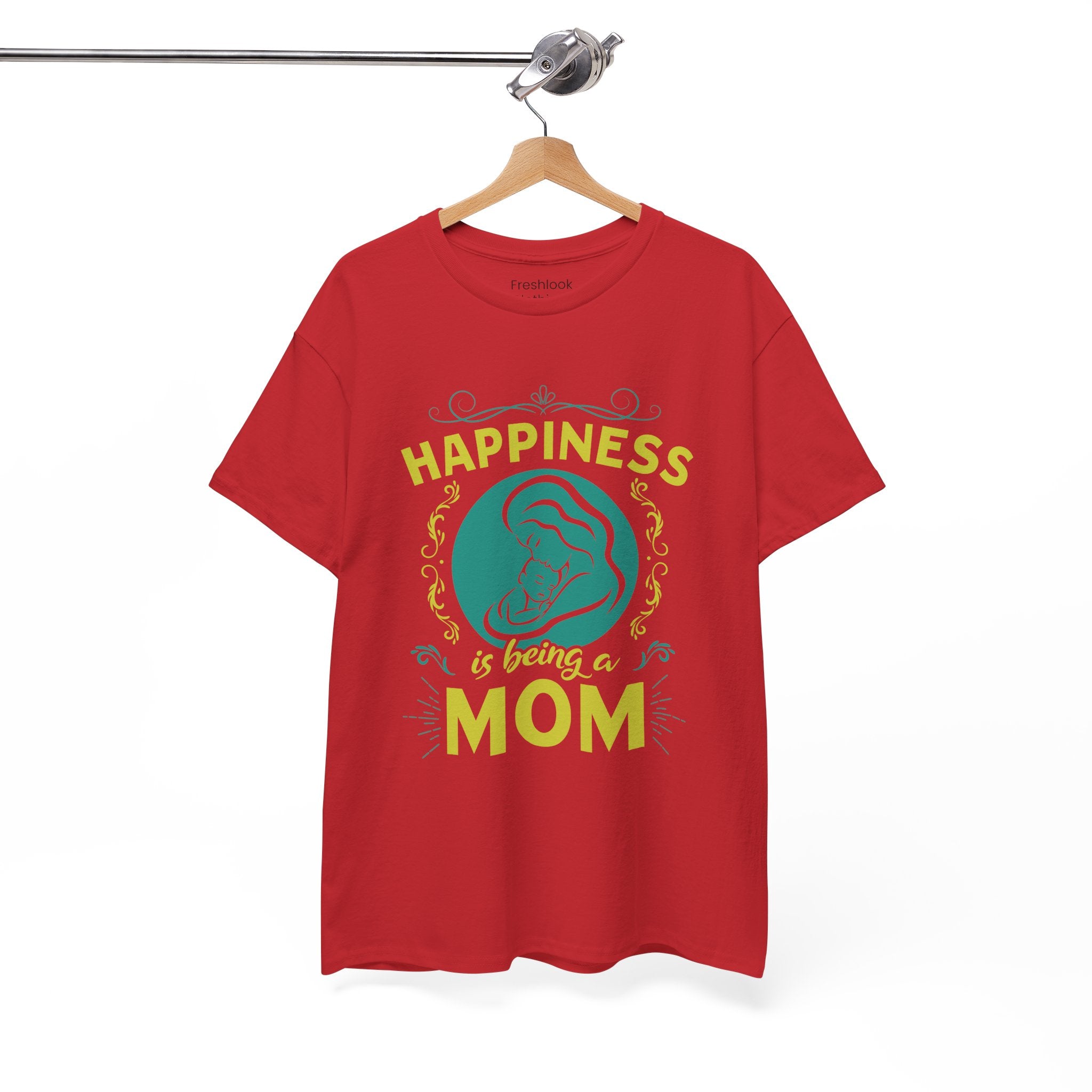 Mom T-Shirt - Happiness is Being a Mom Design