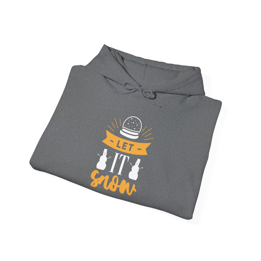 Unisex Heavy Blend™ Hooded Sweatshirt - 'Let It Snow' Cozy Sweatshirt