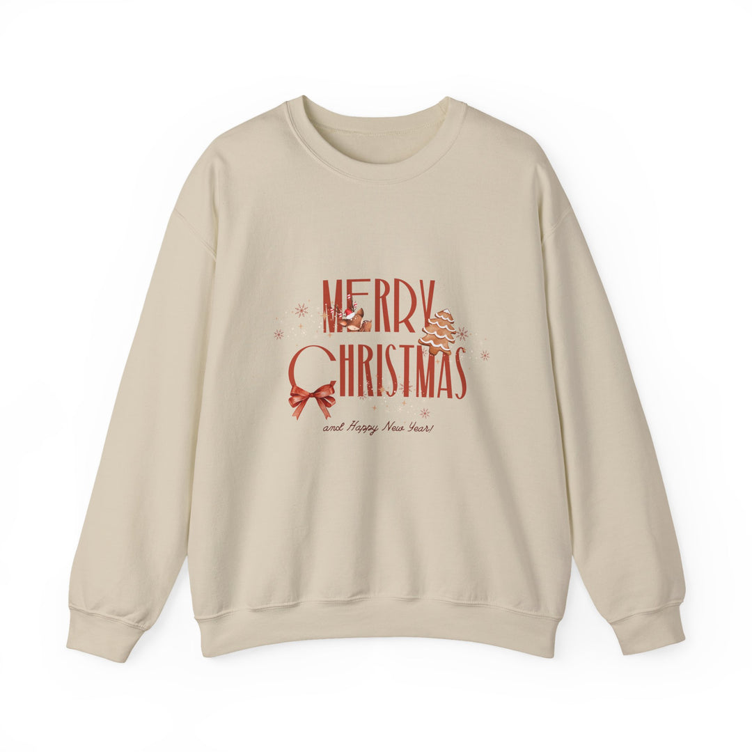 Merry Christmas Crewneck Sweatshirt – Vintage Holiday Graphic