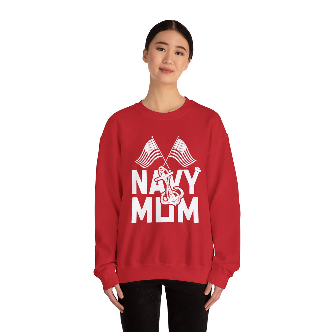 Mom's Sweatshirt - Navy Mom Design – Proud Military Family Apparel