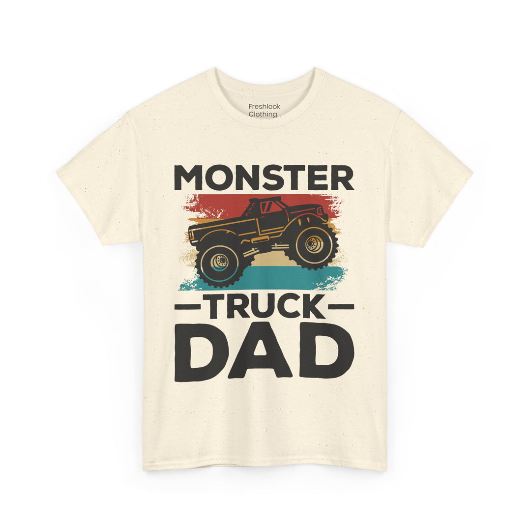 Dad's T-Shirt - Monster Truck Dad Design