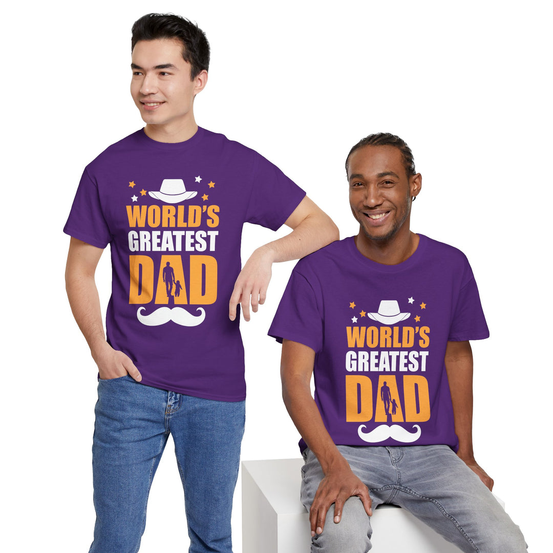 Dad's T-Shirt - World's Greatest Dad Design