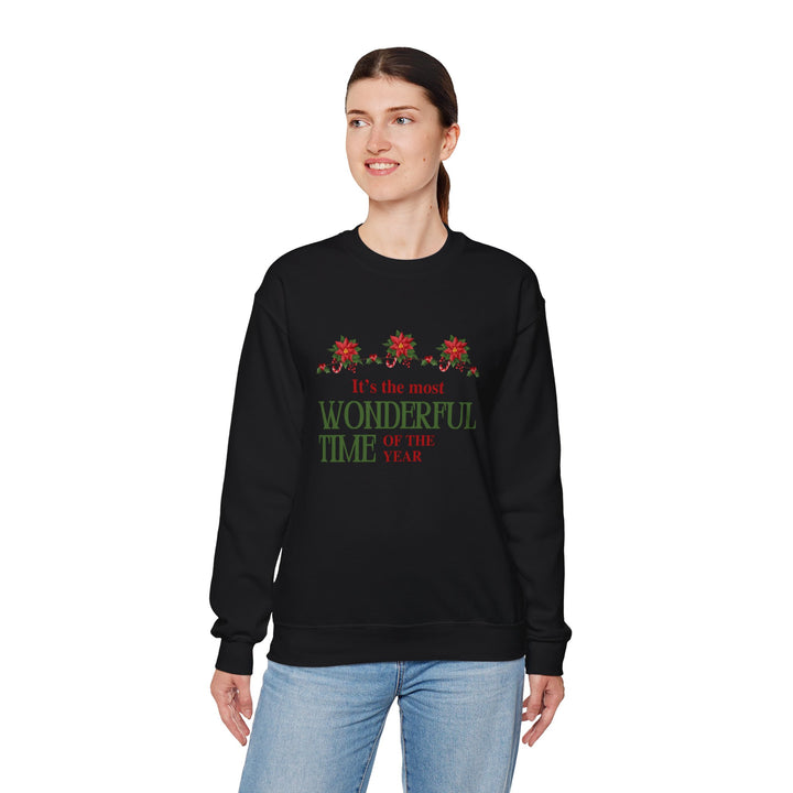 Sweatshirt — "It's the Most Wonderful Time of the Year" Holiday Crewneck