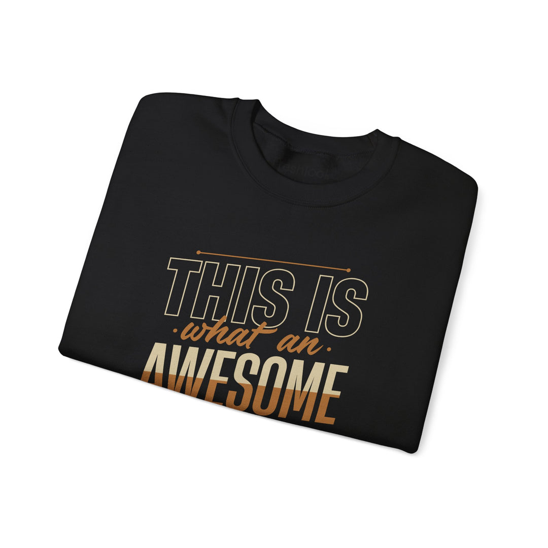 Dad’s Sweatshirt – This is What an Awesome Dad Looks Like Design