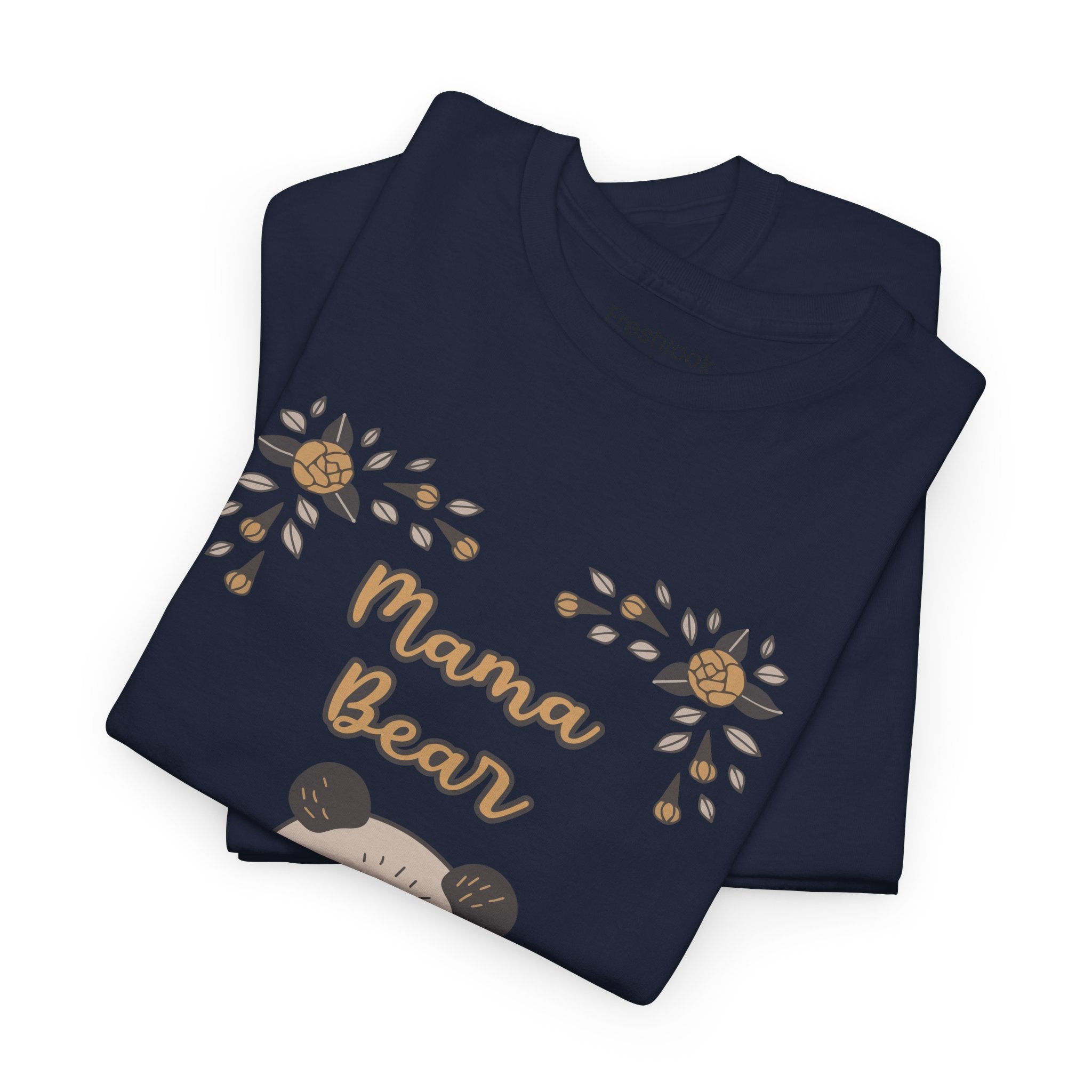 Mom T-Shirt - Mama Bear with Cute Panda Design