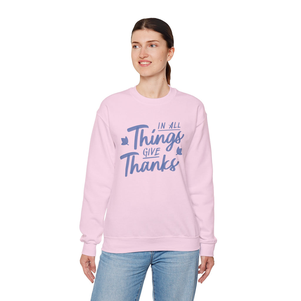 In All Things Give Thanks Design