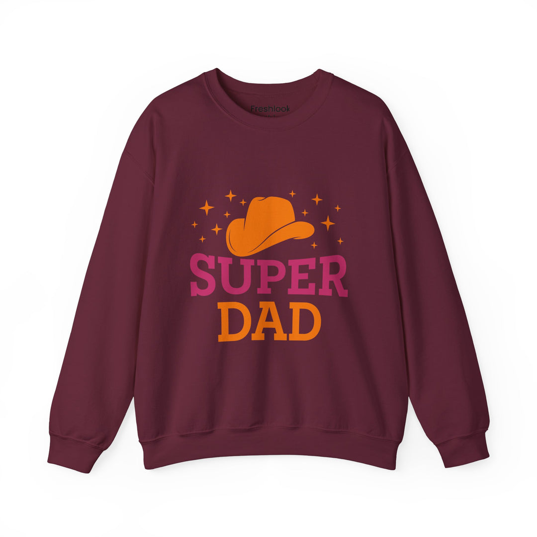 Dad’s Sweatshirt – Super Dad Design