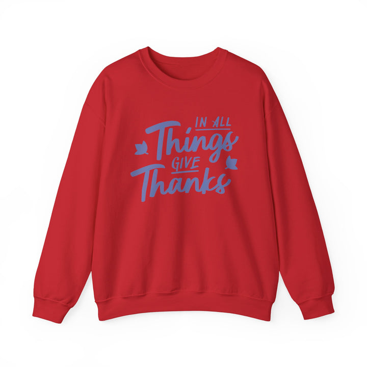 In All Things Give Thanks Design