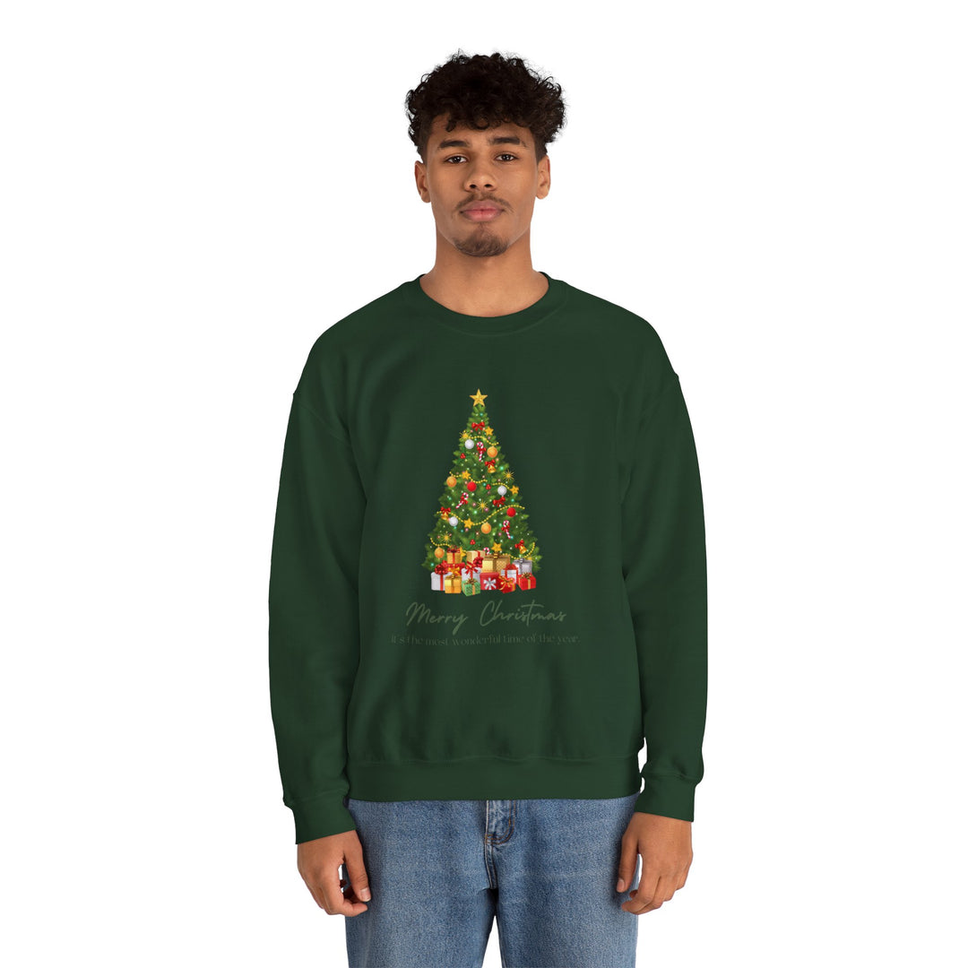 Christmas Tree Sweatshirt — Merry Christmas Holiday Crewneck