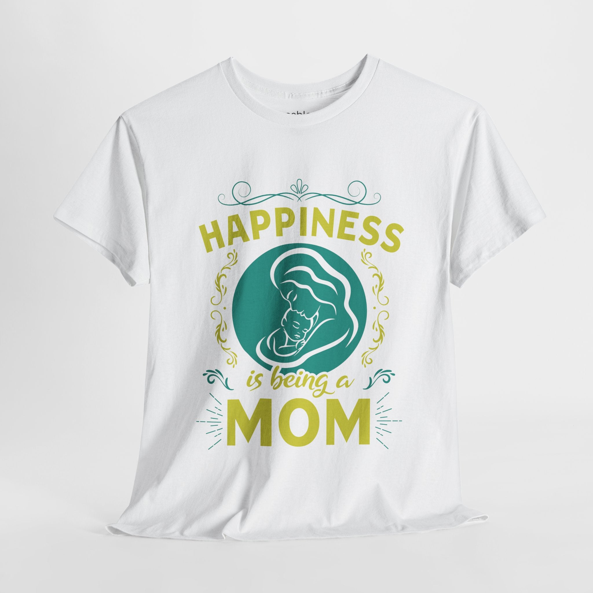 Mom T-Shirt - Happiness is Being a Mom Design