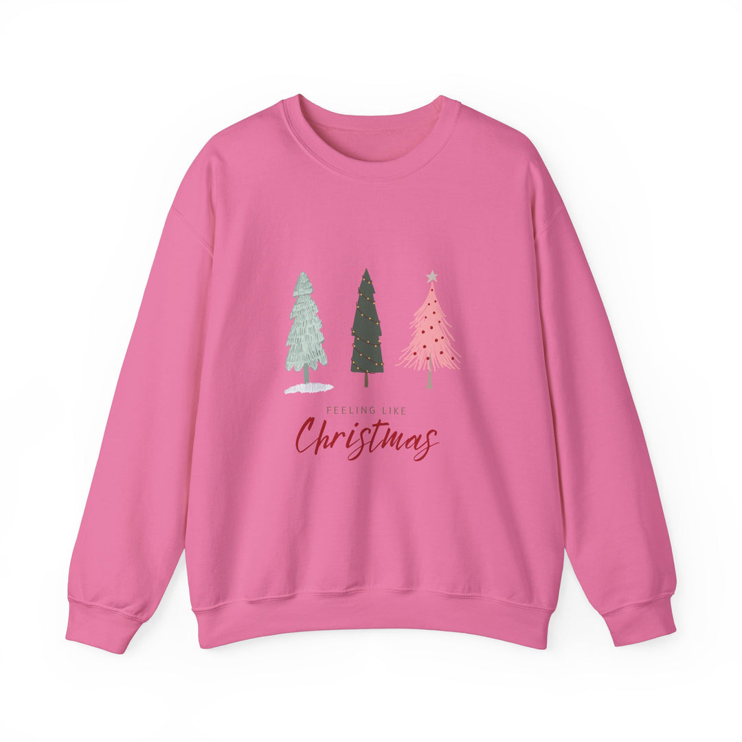 Feeling Like Christmas Crewneck Sweatshirt - Unisex Holiday Sweatshirt