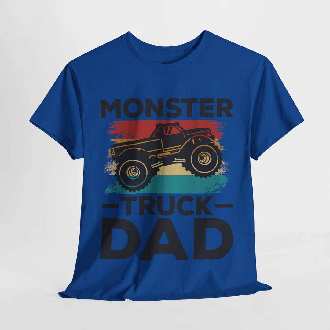 Dad's T-Shirt - Monster Truck Dad Design