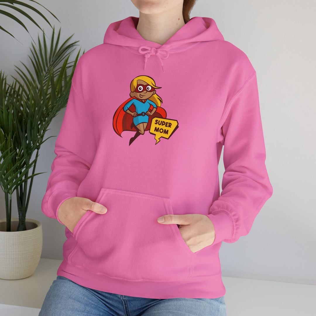 Mom's Unisex Hooded Sweatshirt - Super Mom Design