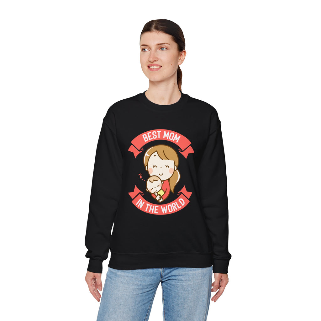 Mom's Sweatshirt - Best Mom in the World Design