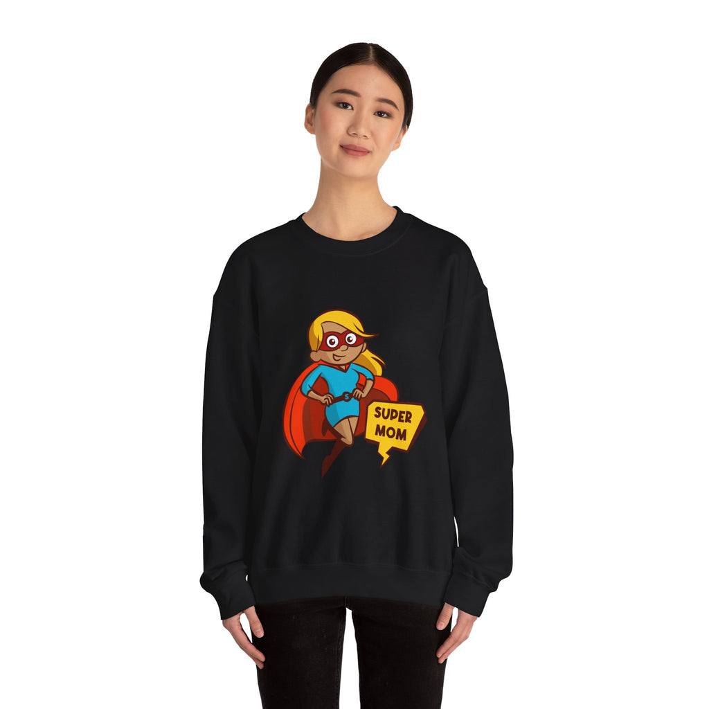 Mom Sweatshirt - Super Mom Design