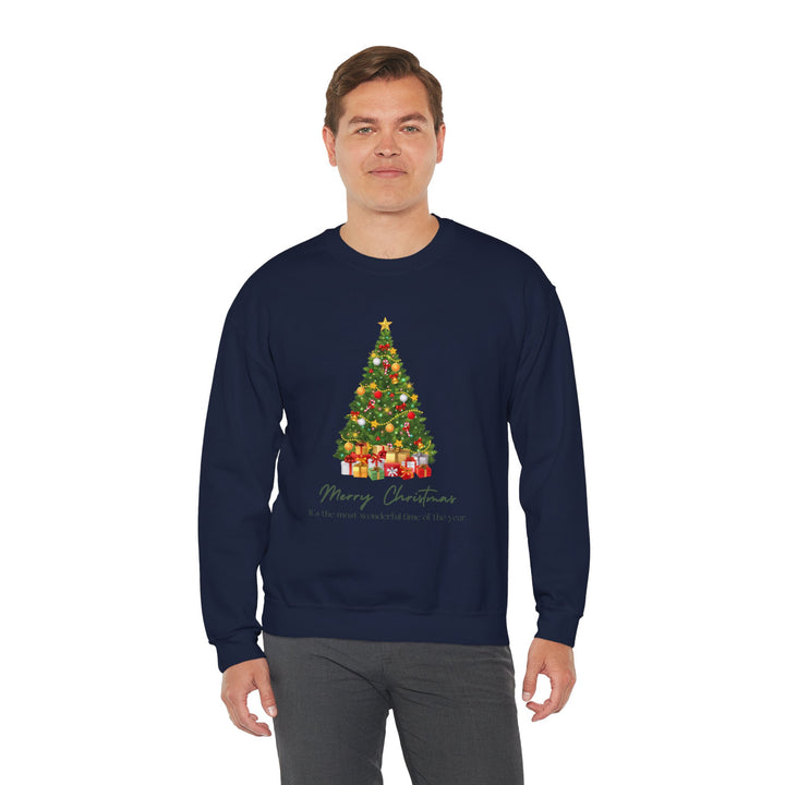 Christmas Tree Sweatshirt — Merry Christmas Holiday Crewneck