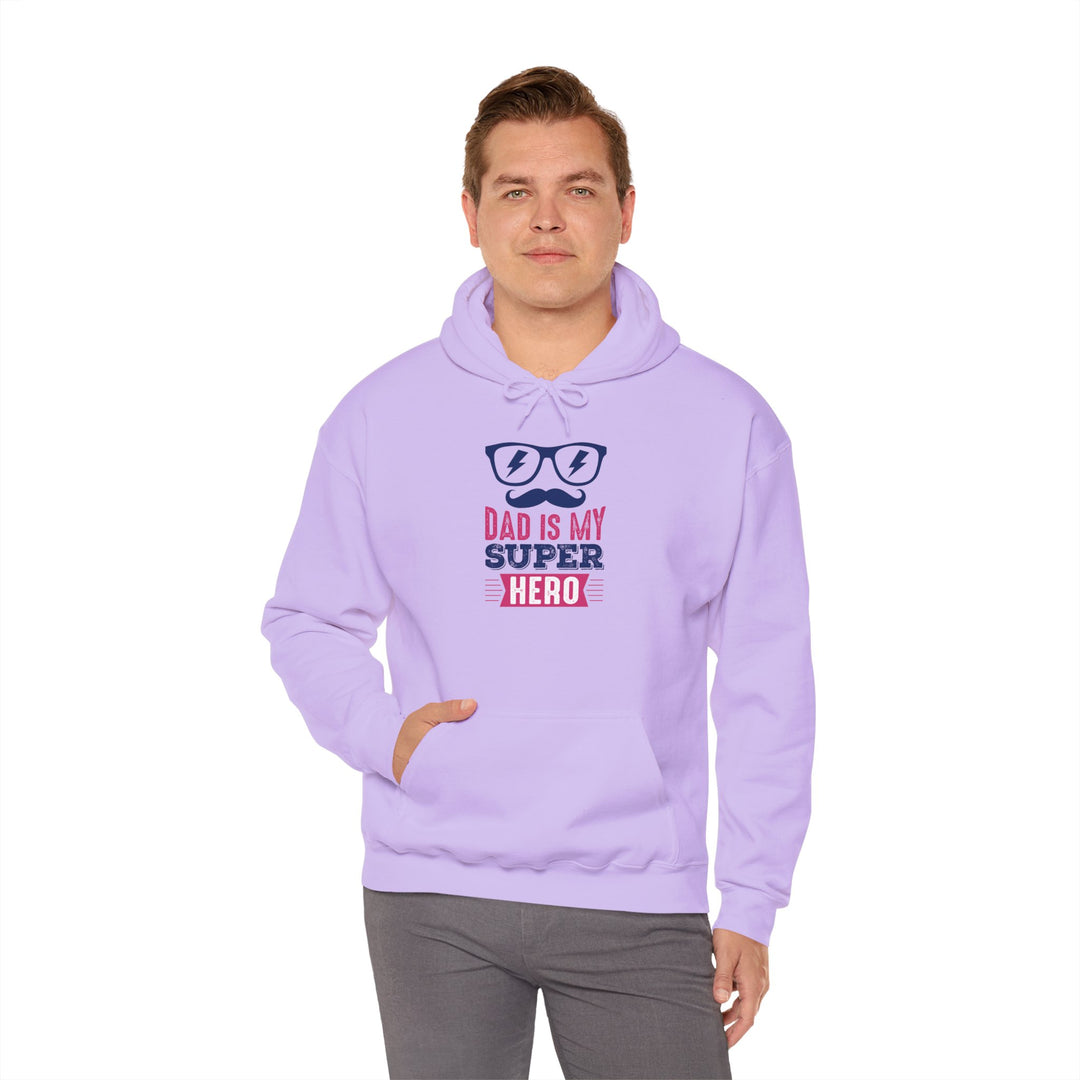 Dad’s Hooded Sweatshirt – Dad is My Superhero Design