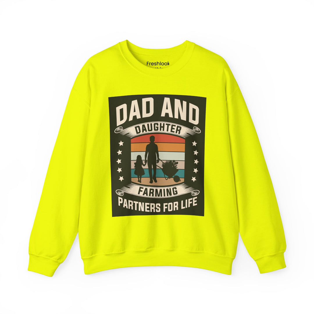 Dad’s Sweatshirt – Dad and Daughter Farming Partners For Life Design