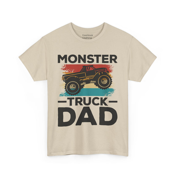 Dad's T-Shirt - Monster Truck Dad Design