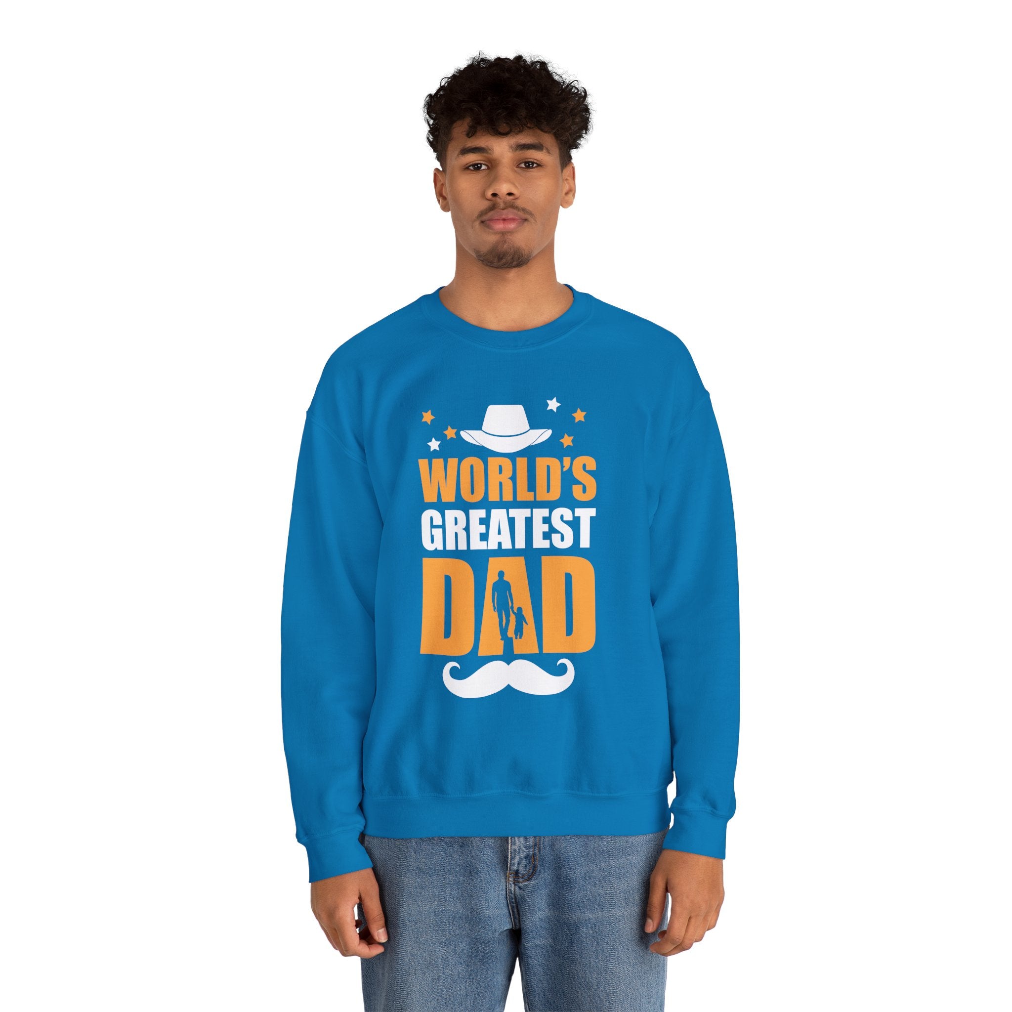 Dad’s Sweatshirt – World's Greatest Dad Design