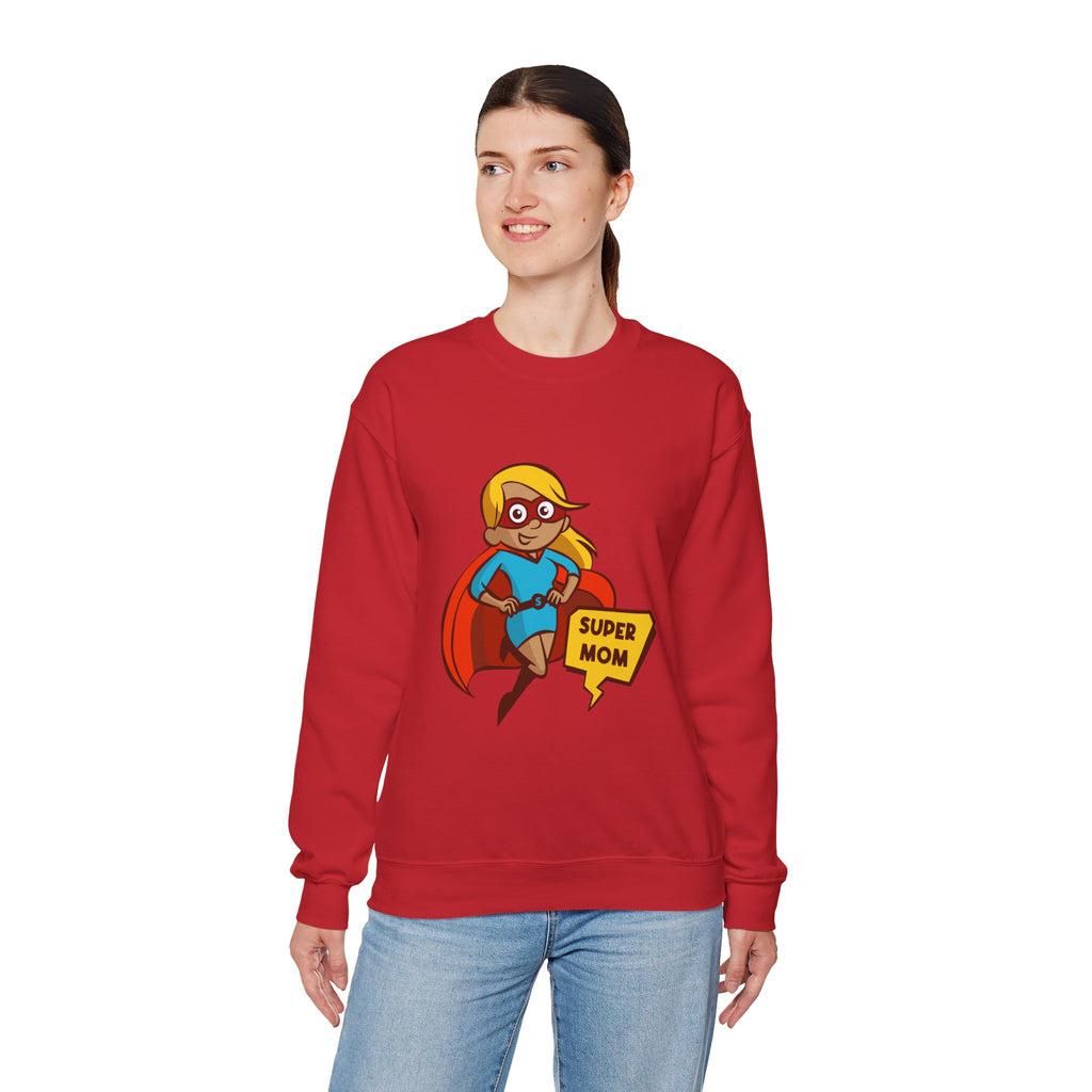 Mom Sweatshirt - Super Mom Design