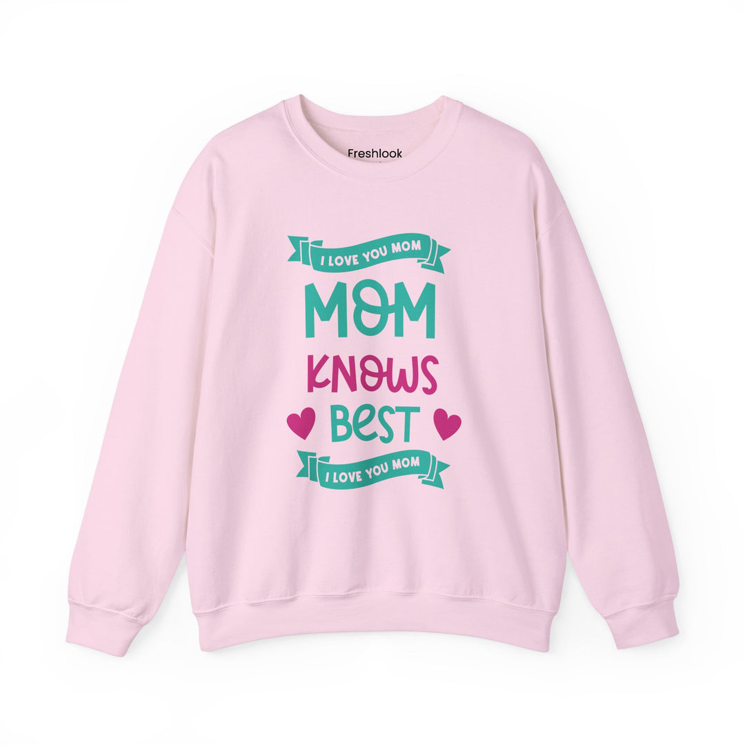 Mom's Sweatshirt - I Love You Mom Design