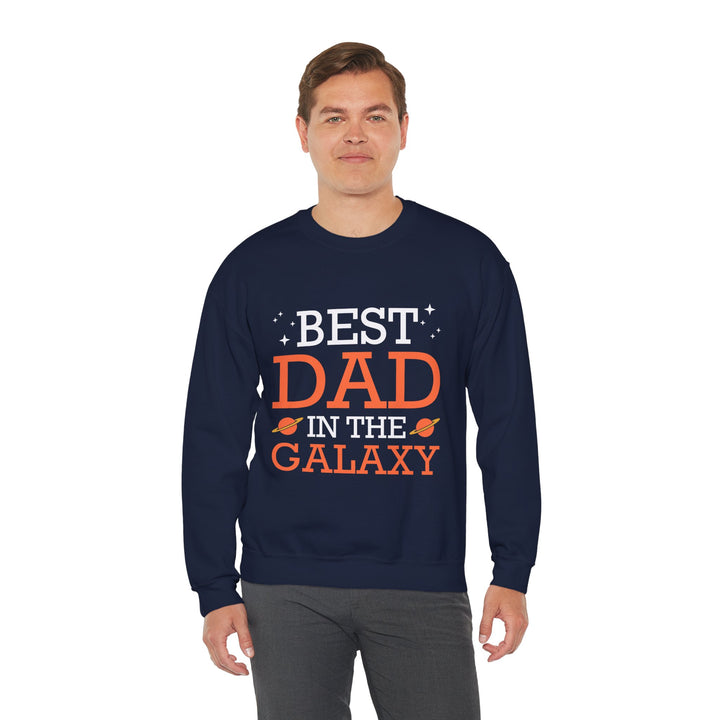 Dad’s Sweatshirt – Best Dad in the Galaxy Design