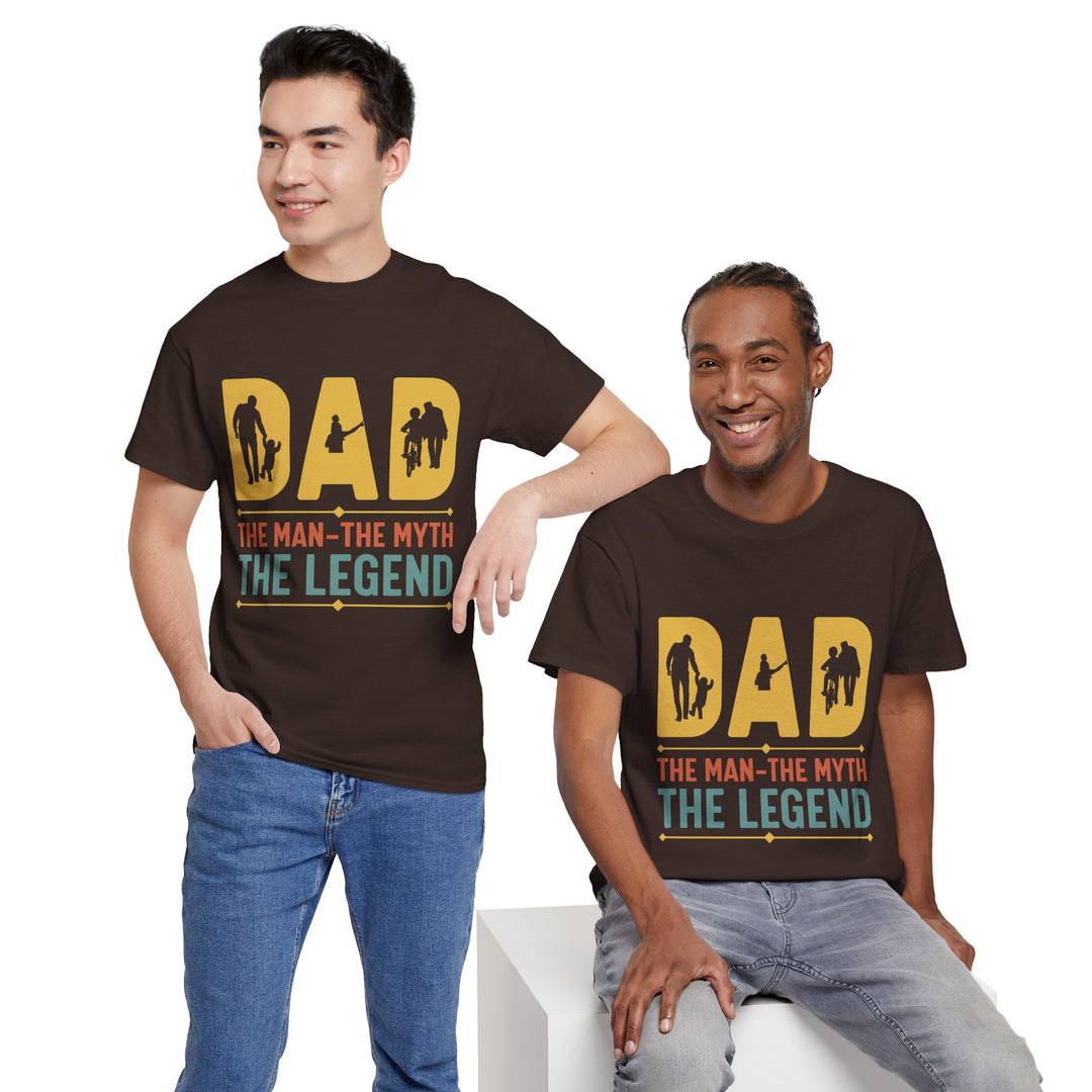 Dad's T-Shirt - Dad The Man The Myth The Legend Design