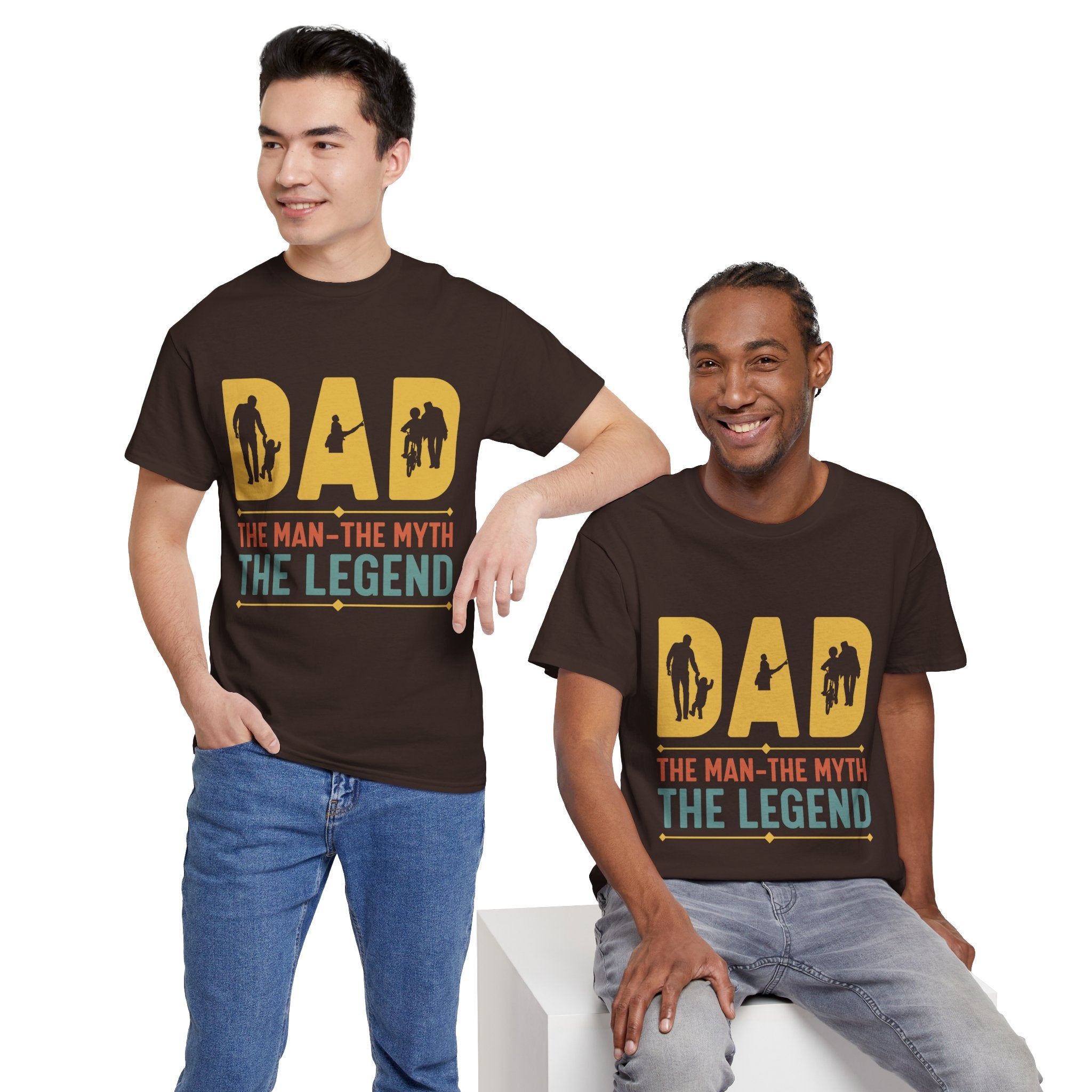 Dad's T-Shirt - Dad The Man The Myth The Legend Design