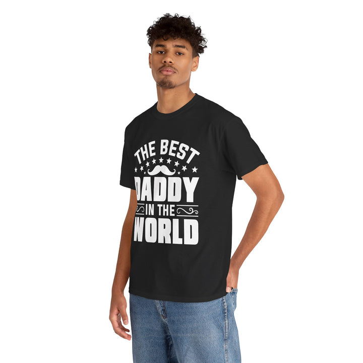 Dad's T-Shirt - The Best Daddy In The World Design