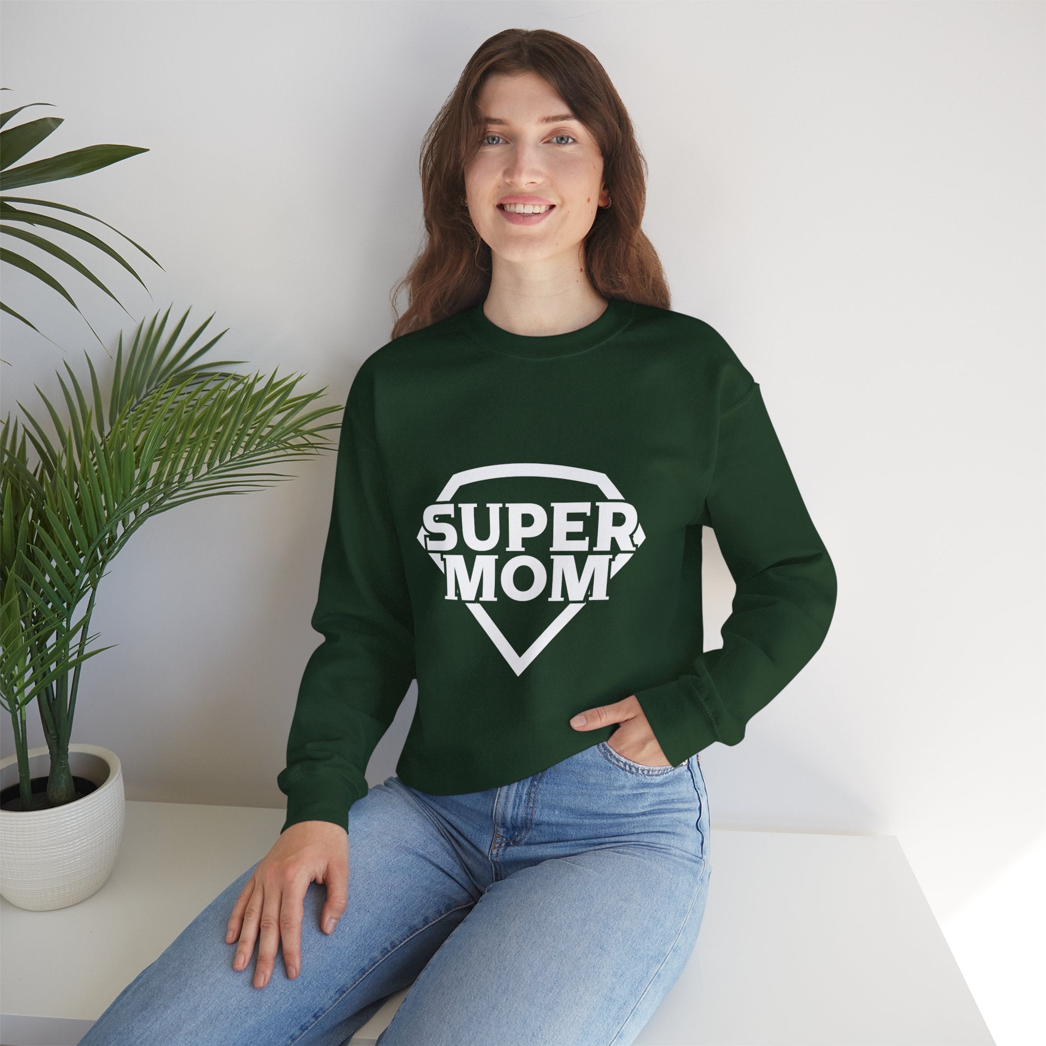 Mom Sweatshirt - Super Mom Design