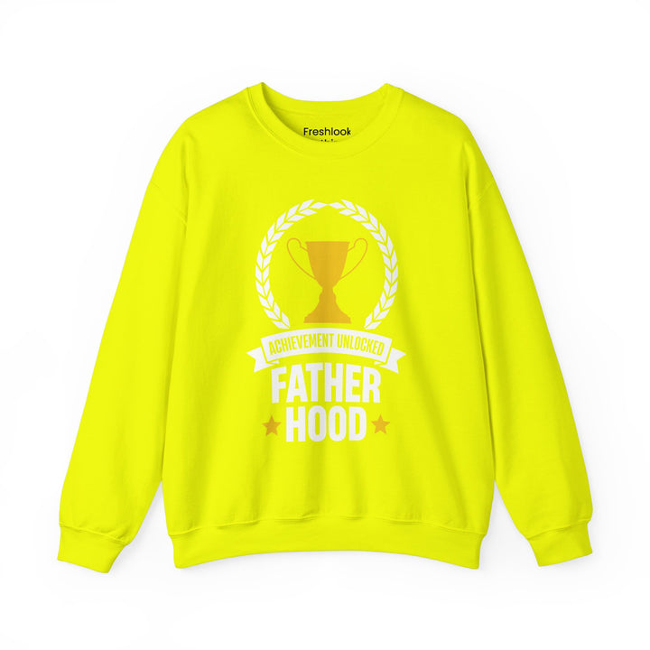 Dad’s Sweatshirt – Achievement Unlocked Fatherhood Design