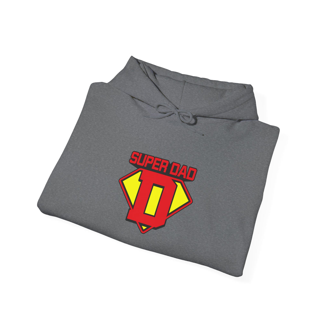 Dad’s Hooded Sweatshirt – Super Dad Design