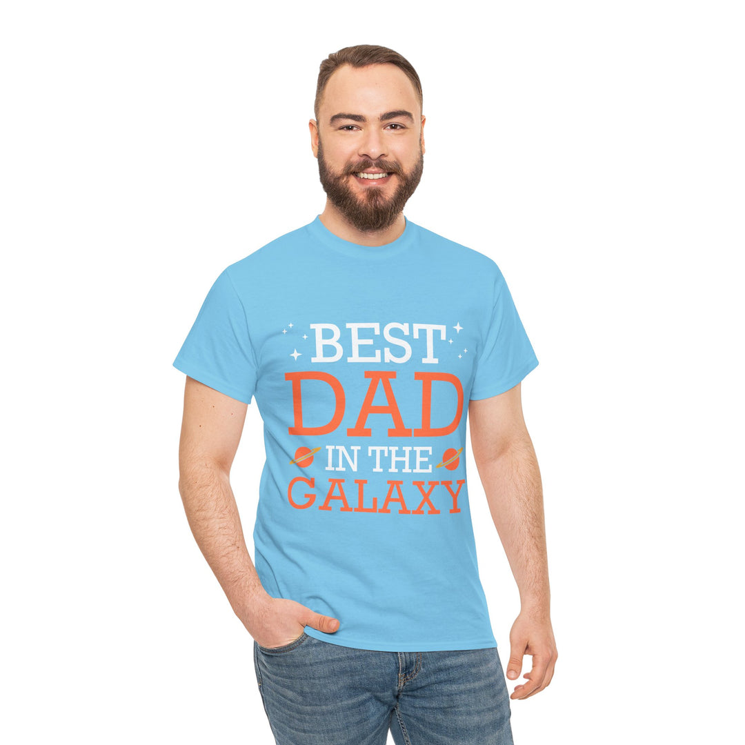 Dad's T-Shirt - Best Dad in the Galaxy Design