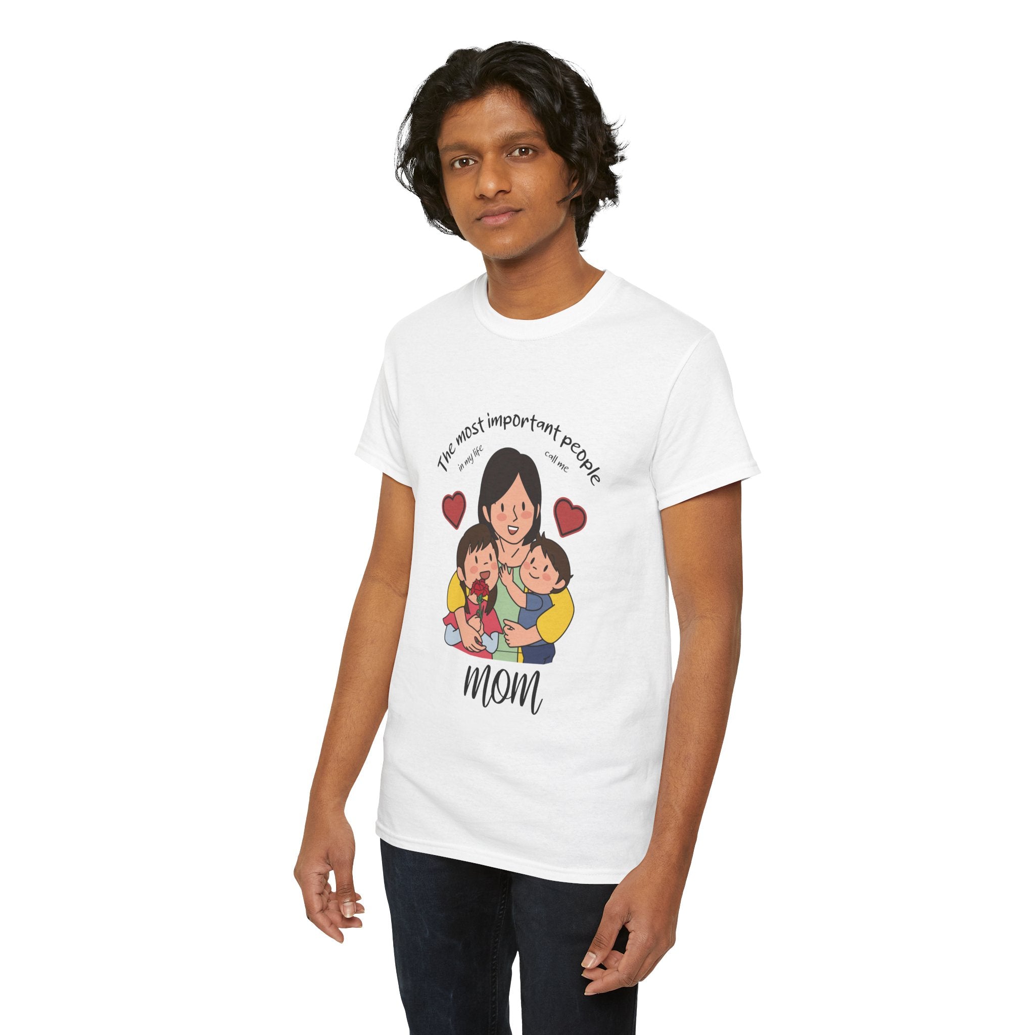 Mom T-Shirt - The Most Important People In My Life Call Me Mom Design