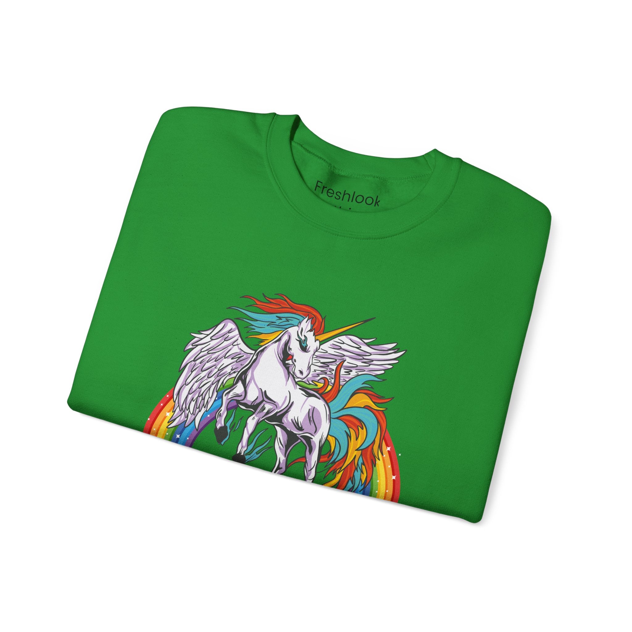 Mom Sweatshirt - Colorful MOMICORN Design