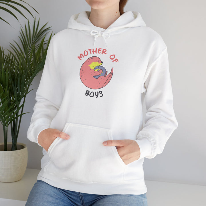Mom's Unisex Hooded Sweatshirt – Mother of Boys Design