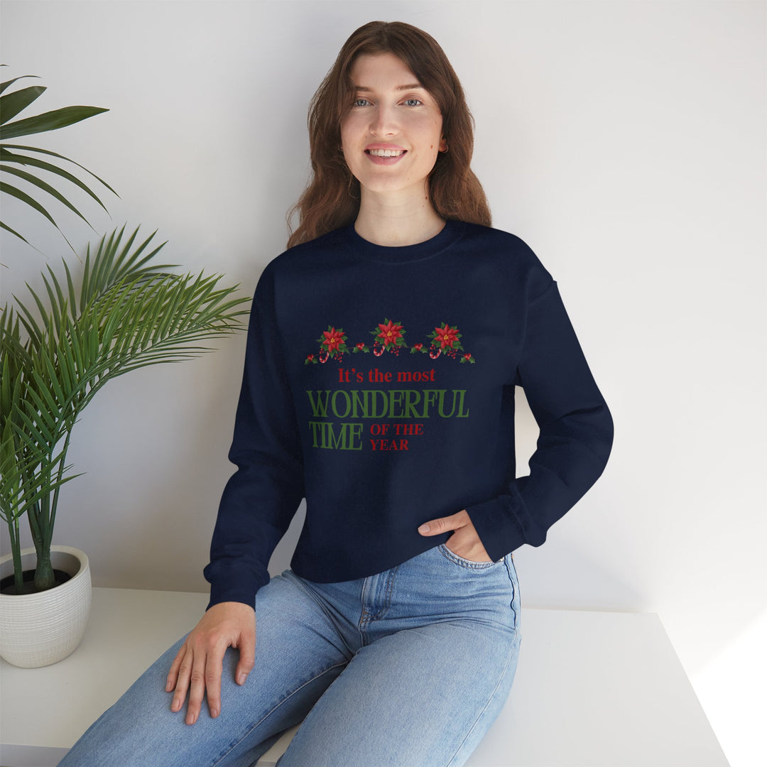 Sweatshirt — "It's the Most Wonderful Time of the Year" Holiday Crewneck