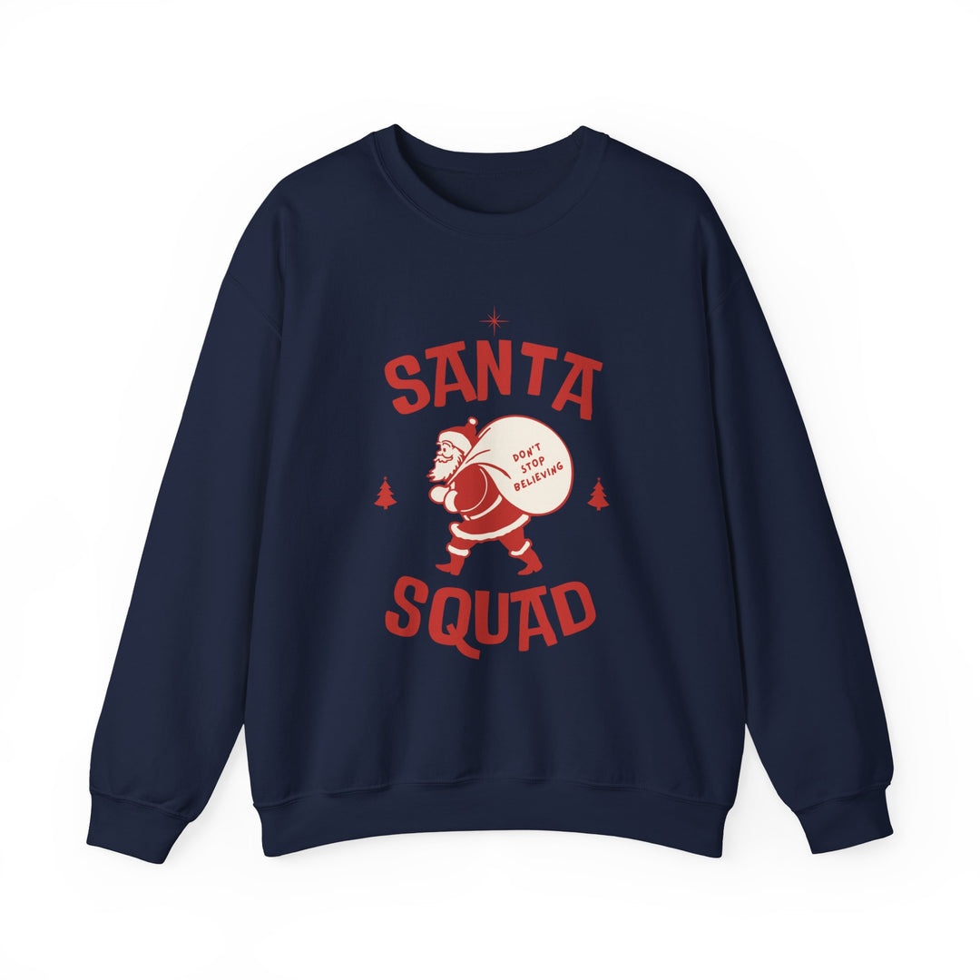 Santa Squad Sweatshirt — Retro Santa Holiday Crewneck